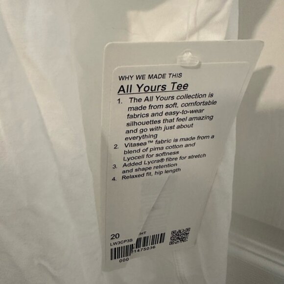 Lululemon all yours tee *vitasea - Picture 3 of 3